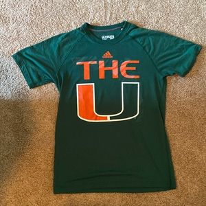 Adidas Miami Hurricanes The U T-shirt